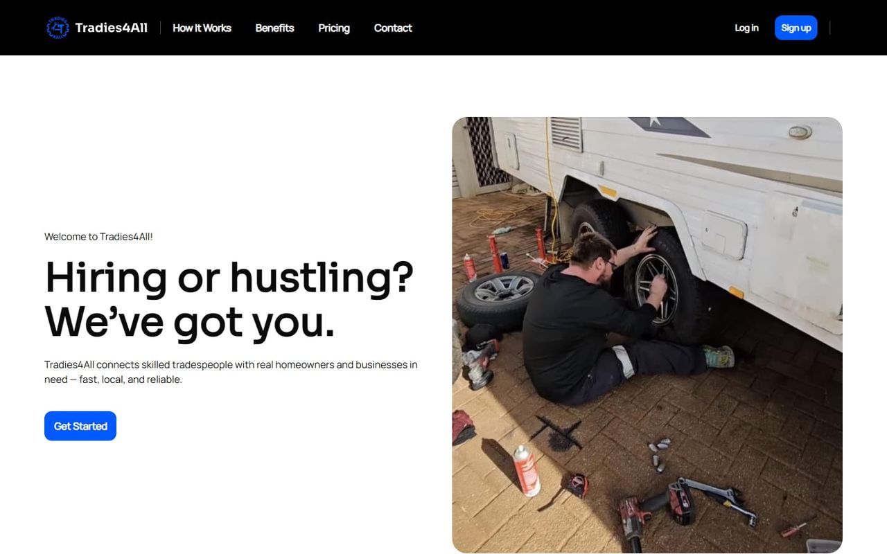 Tradies4All screenshot